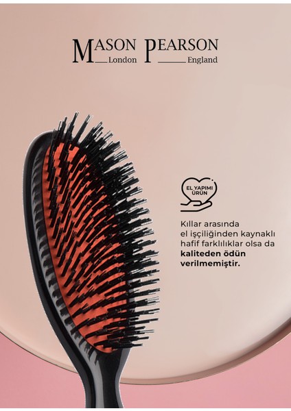 Pocket Extra Boar Stiff Bristle Eb4 Dark Saç Fırçası fiyatları