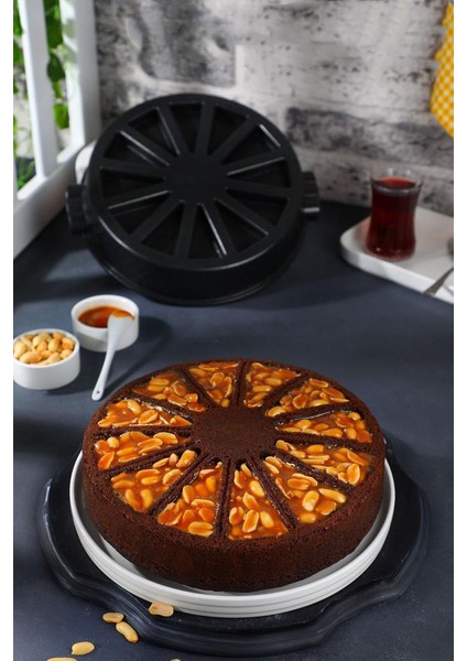 Lizbon Black Titanyum Kek Kalıbı - 27 Cm modelleri