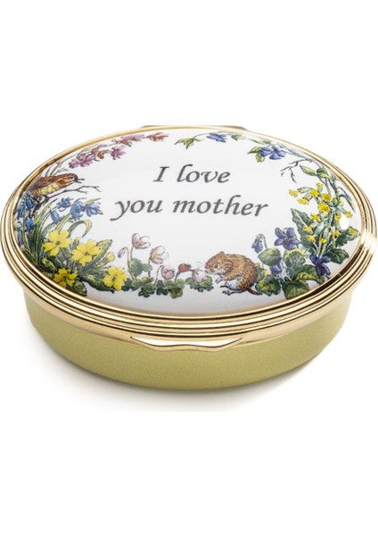 I Love You Mother Çok Renkli Dekoratif Kutu
