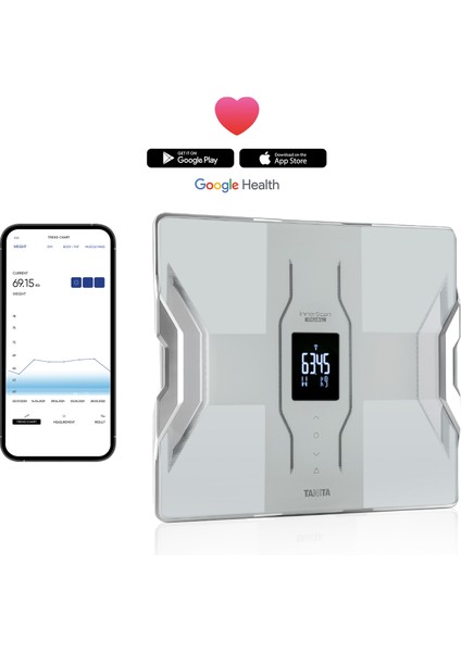 Rd 953 Beyaz Bluetooth Vücut Analizi Akıllı Dijital Tartı indirimleri