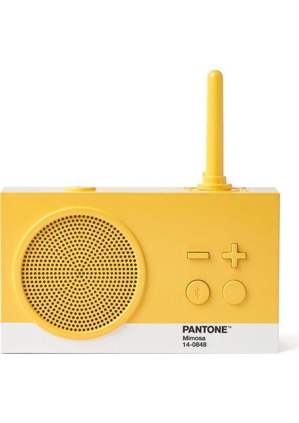 x Pantone Tykho 3 Sarı Bluetooth Hoparlör ve Radyo
