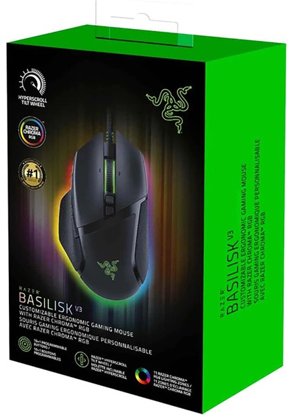 RZ01-04000100-R3M1 Basilisk V3 Rgb Siyah Kablolu Gaming Mouse indirimleri