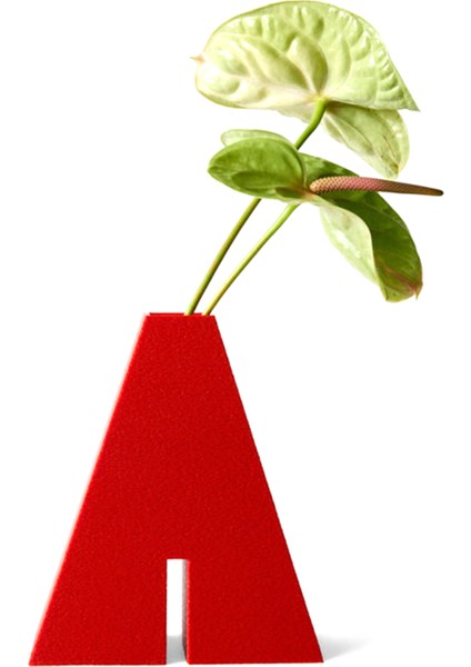 Obelisk No:1 Kırmızı Dekoratif Vazo modelleri