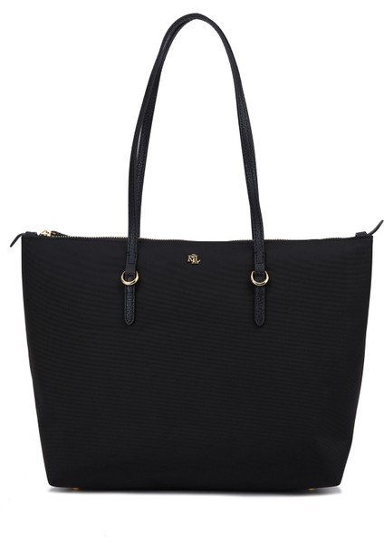 Siyah Logolu Kadın Alışveriş Çantası fiyatları