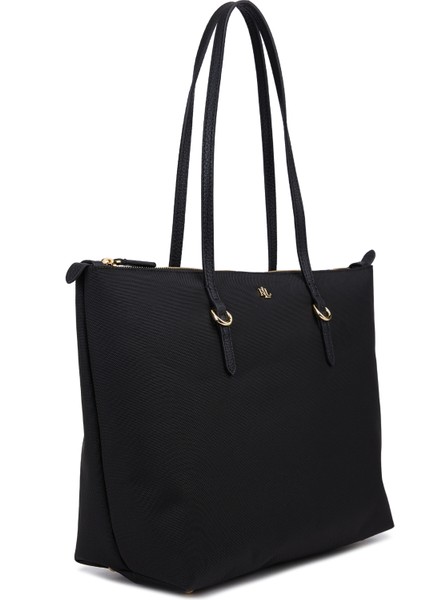 Siyah Logolu Kadın Alışveriş Çantası fırsatları