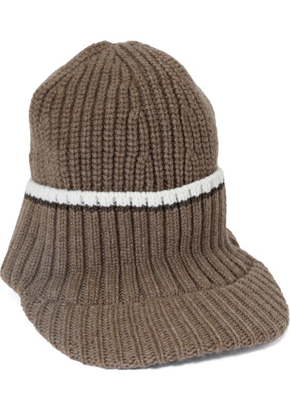 Bej Kadın Kaşmir Şapka