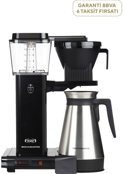Kbgt 741 Termoslu Siyah Filtre Kahve Makinesi