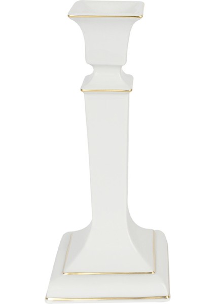 Herzog Ferdinand Schloss Porselen Şamdan 21 cm