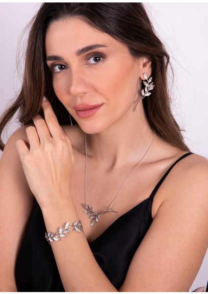 Melisa Dalları 925 Ayar Gümüş Kadın Bileklik modelleri