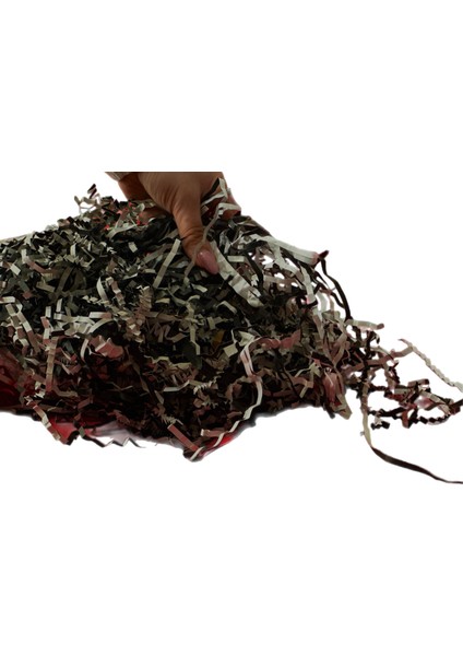 Siyah Beyaz Kırpık Kağıt 1 kg | Z Zigzag Kutu Dolgu ve Süsleme Kağıdı | Hediye Kutusu Için