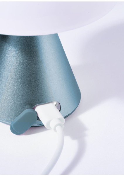 Mina Mavi Orta Boy LED Masa Lambası