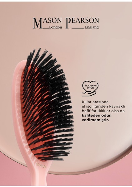 Pocket Child Bristle Cb4 Pink Çocuk Saç Fırçası fiyatları
