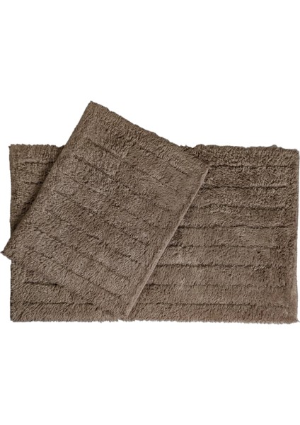 Daisy Taş Pamuklu 2'li Banyo Paspası Seti