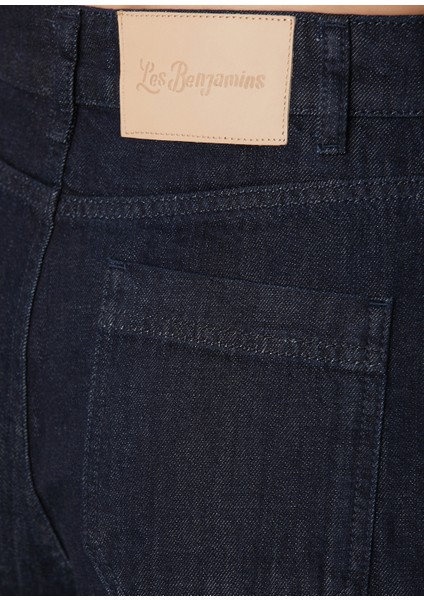 Koyu Mavi Wide Leg Jean Pantolon indirimleri