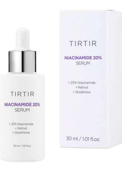 Niacinamide %20 Serum Leke ve Kırışıklık Önleyici Gözenek Karşıtı Cilt Serumu 30 ml