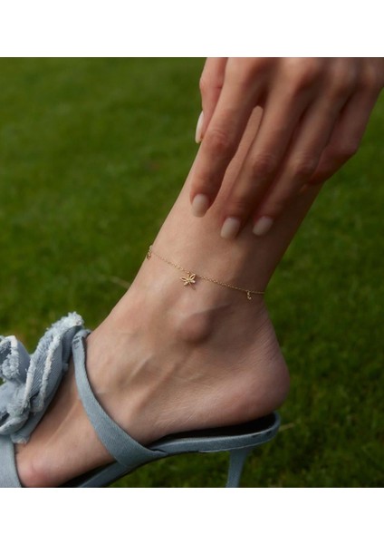 Dragonfly 14 Ayar Altın Kadın Halhal fiyatları