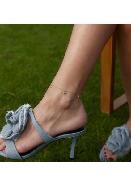 Dragonfly 14 Ayar Altın Kadın Halhal modelleri