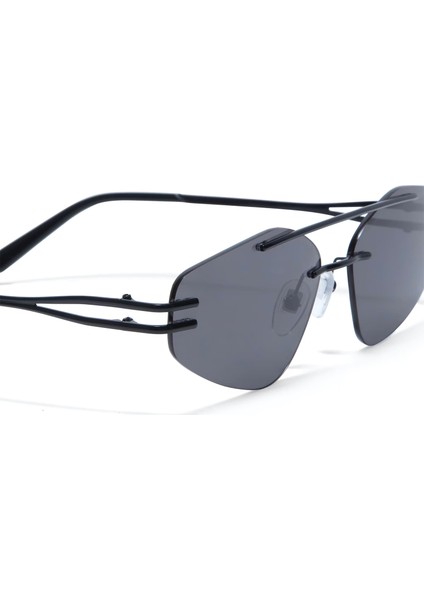 Nona 6860 1 Siyah Metal Unisex Güneş Gözlüğü fırsatları