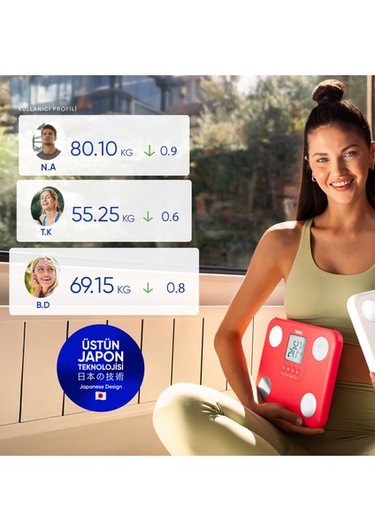 Bc 730 Innerscan Pembe Akıllı Dijital Vücut Analiz Tartısı modelleri