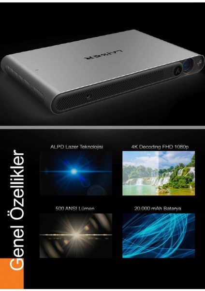 Alpd Gri Lazer Taşınabilir Projeksiyon Cihazı modelleri