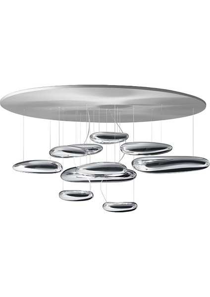 Mercury Krom Renkli LED Tavan Aydınlatması
