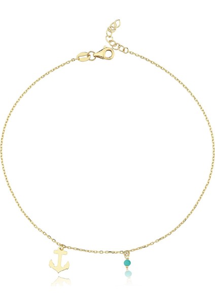 Anchor 14 Ayar Altın Kadın Halhal