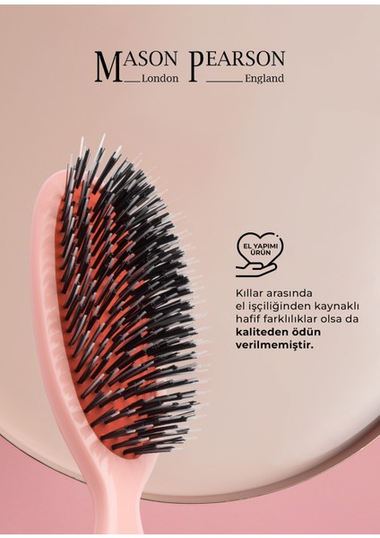 Pocket Bristle Nylon Bn4 Pink Saç Fırçası fiyatları