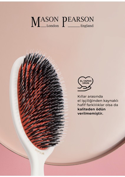 Popular Bristle Nylon Bn1 Ivory Geniş Saç Fırçası fiyatları