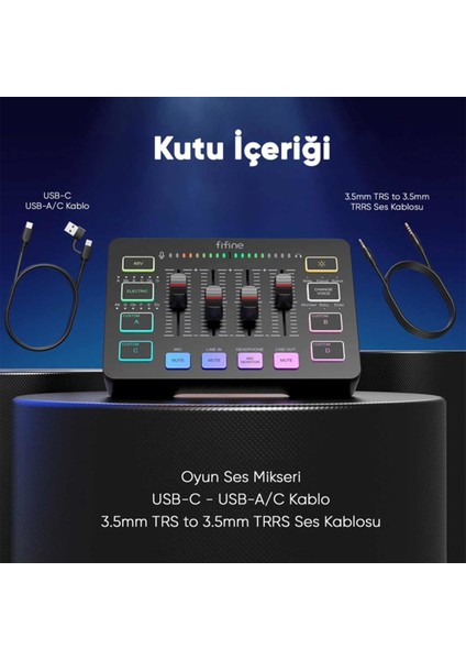 Sc3 USB Stüdyo Kayıt Ses Kartı Efektli Canlı Yayın Mikseri fırsatları