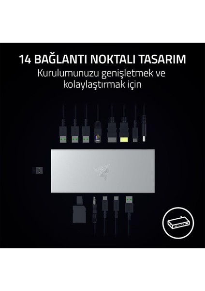Dock Mercury USB 4 14 Bağlantılı Çift Ekran Destekli Çevirici Dönüştürücü fırsatları
