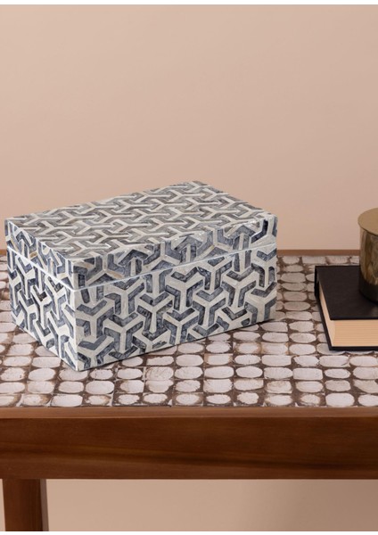 Sedef Seramik Dikdörtgen Dekoratif Kutu 25 x 16 cm fiyatları