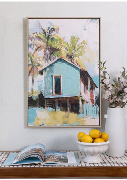 Village Kanvas Tablo 60 x 90 cm fiyatları