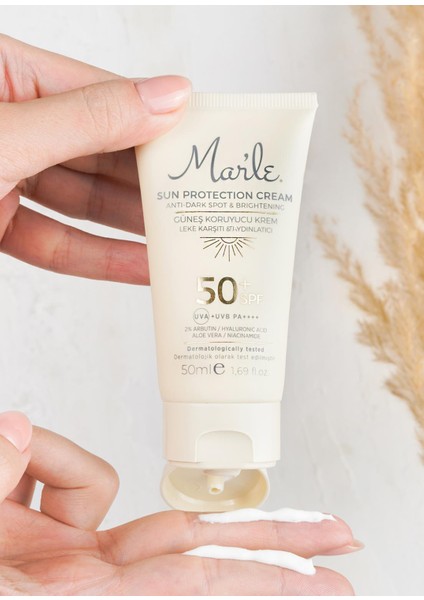 Spf Pa 50++++ Leke Karşıtı Beyazlatıcı Krem ve Güneş Kremi 2'li Set modelleri