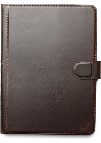 iPad 10.2" Dark Brown Deri Tablet Kılıfı