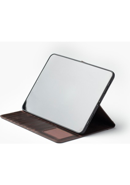 iPad 10.2" Dark Brown Deri Tablet Kılıfı fırsatları