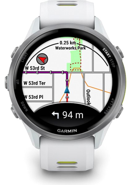 Forerunner 970 Titanyum Beyaz Sarı Silikon Kayışlı Akıllı Saat fiyatları