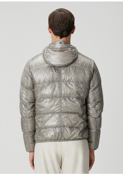 Gri Kapüşonlu Puff Mont fırsatları