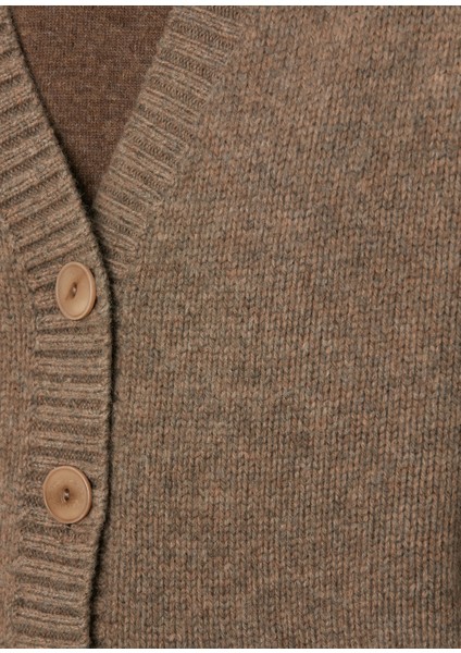 Kahverengi Yün Hırka indirimleri