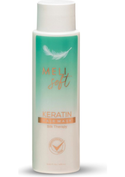 Keratin Hair Mask Yıpranmış Saçlar Için Onarıcı & Nemlendirici Saç Maskesi 400 ml
