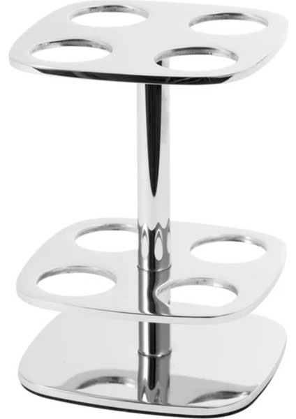 Burford Gri Çelik Diş Fırçası Tutucu