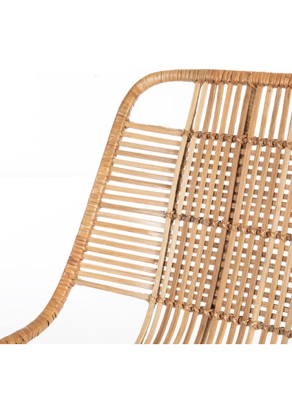 Graphic Natural Kahverengi Rattan Metal Bahçe Koltuğu fırsatları