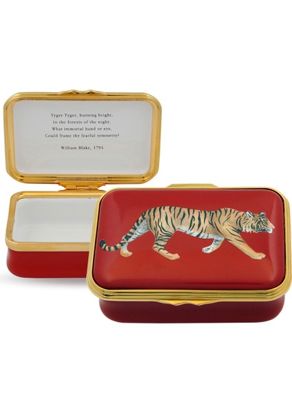 Tiger Kırmızı Dekoratif Kutu