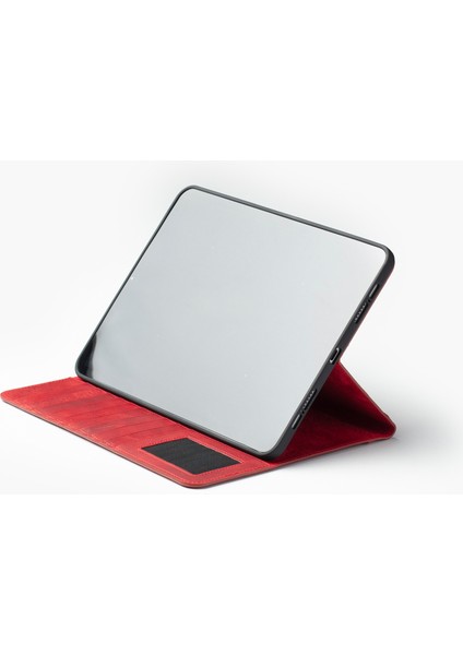 iPad Pro 12.9" Magenta Deri Tablet Kılıfı fırsatları