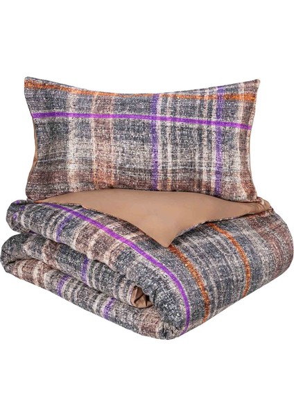 Tartan Ekose Desenli Nevresim Takımı