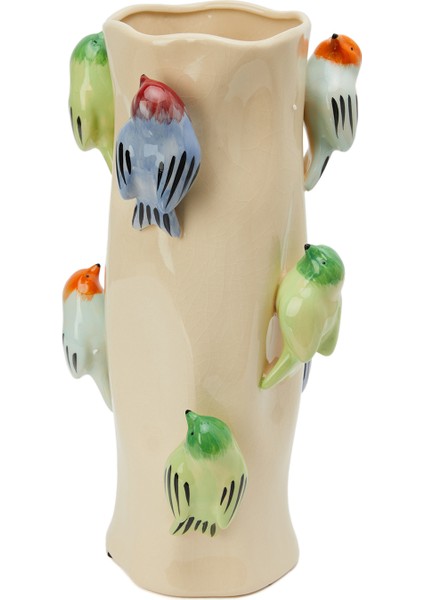 Birds Mavi Seramik Vazo fiyatları