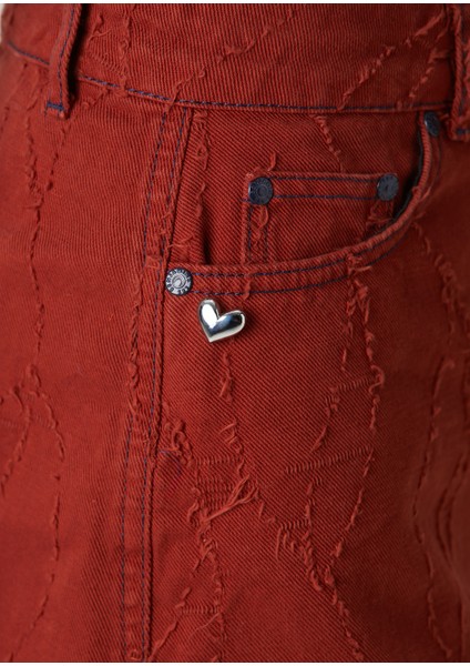 Kiremit Mini Denim Etek indirimleri