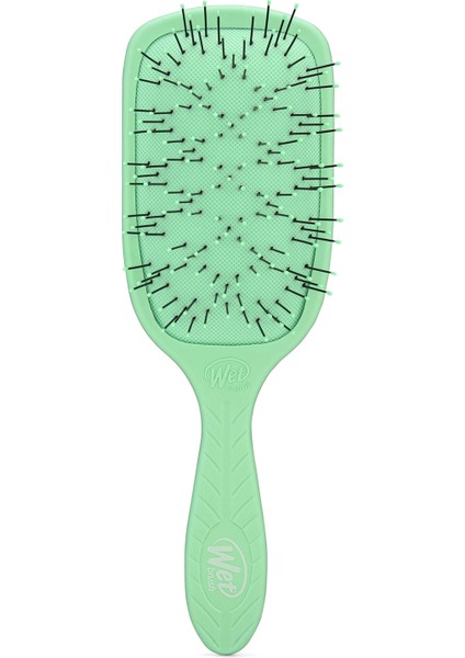 Go Green Paddle Detangler Yeşil Kalın Telli Saçlar Için Geniş Saç Fırçası
