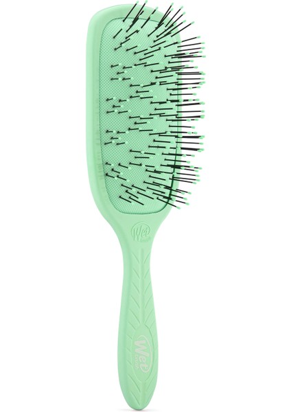 Go Green Paddle Detangler Yeşil Kalın Telli Saçlar Için Geniş Saç Fırçası modelleri
