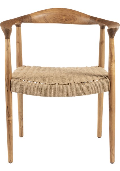 Bampton Natural Kahve Rattan Bahçe Sandalyesi fiyatları