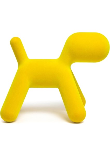 Puppy Yellow Small Köpek Heykeli